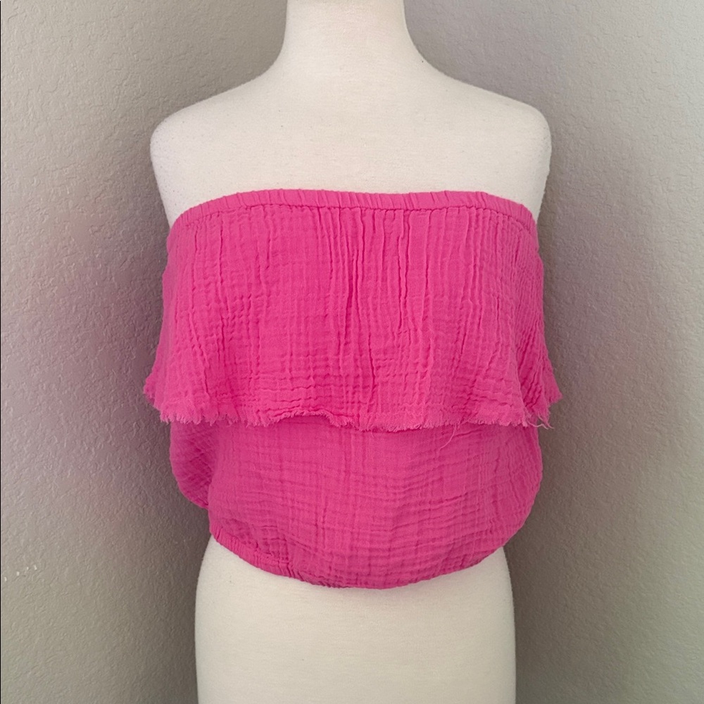 NWT Michael Stars Pink Off-Shoulder Women's Top